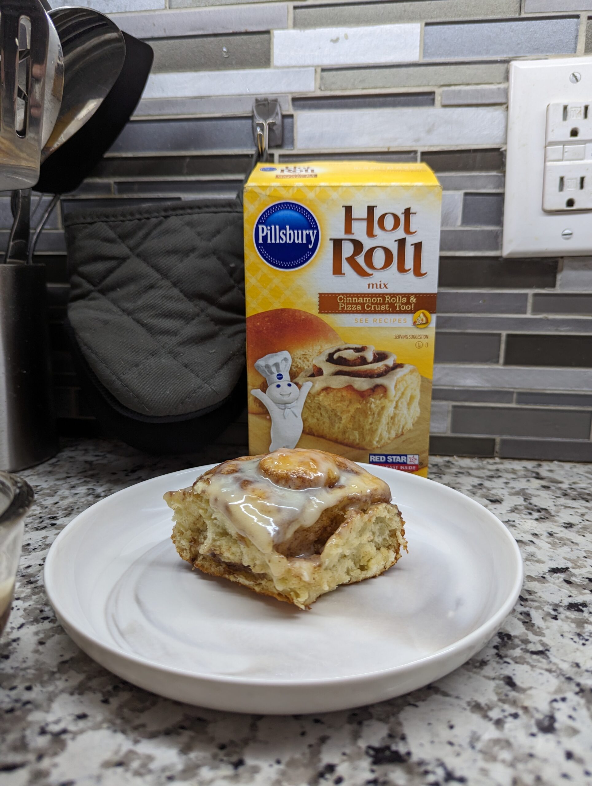 Testing Pillsbury’s Hot Roll mix made into Cinnamon Rolls