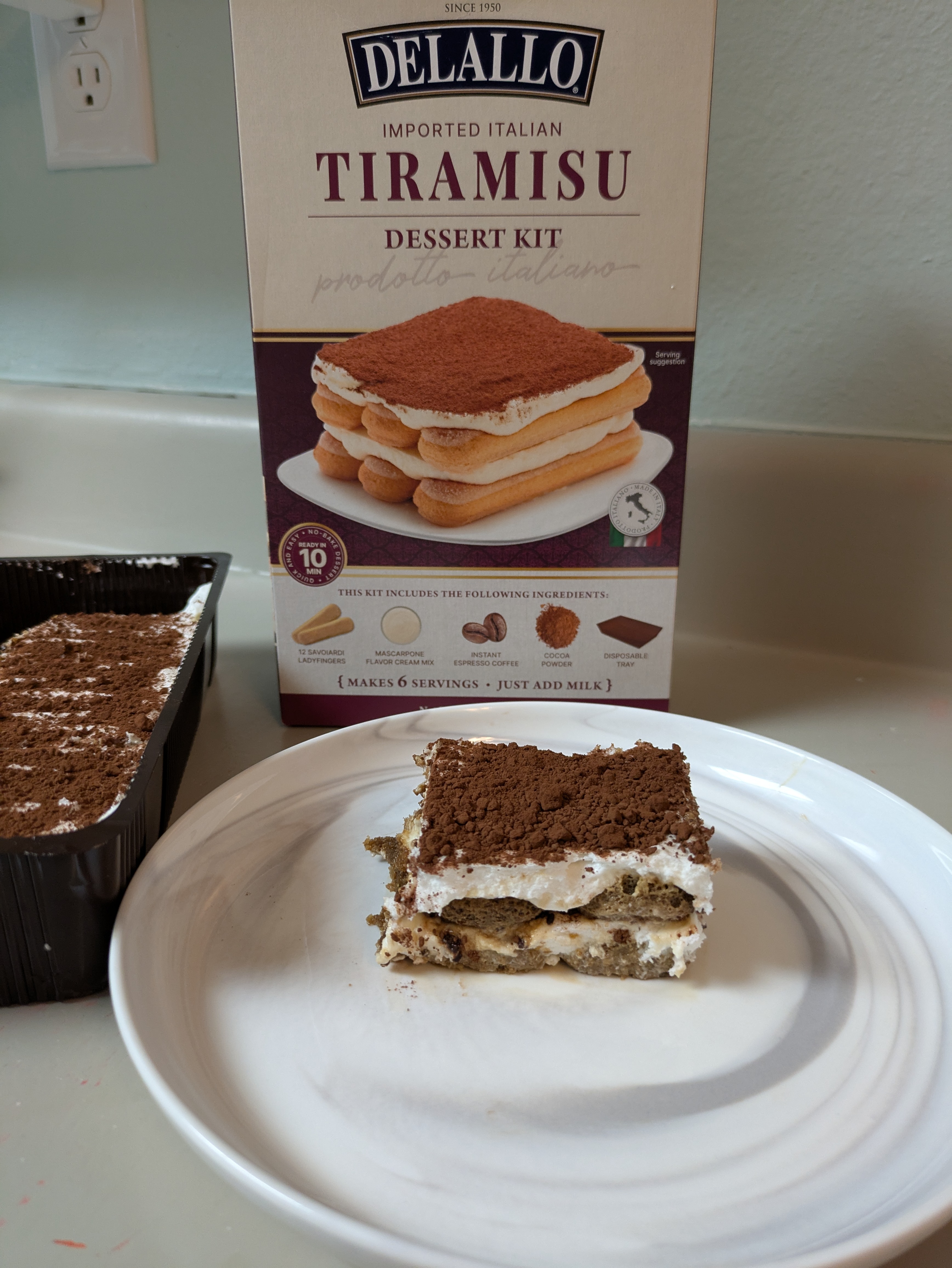 Trying out DeLallo’s Tiramisu dessert kit
