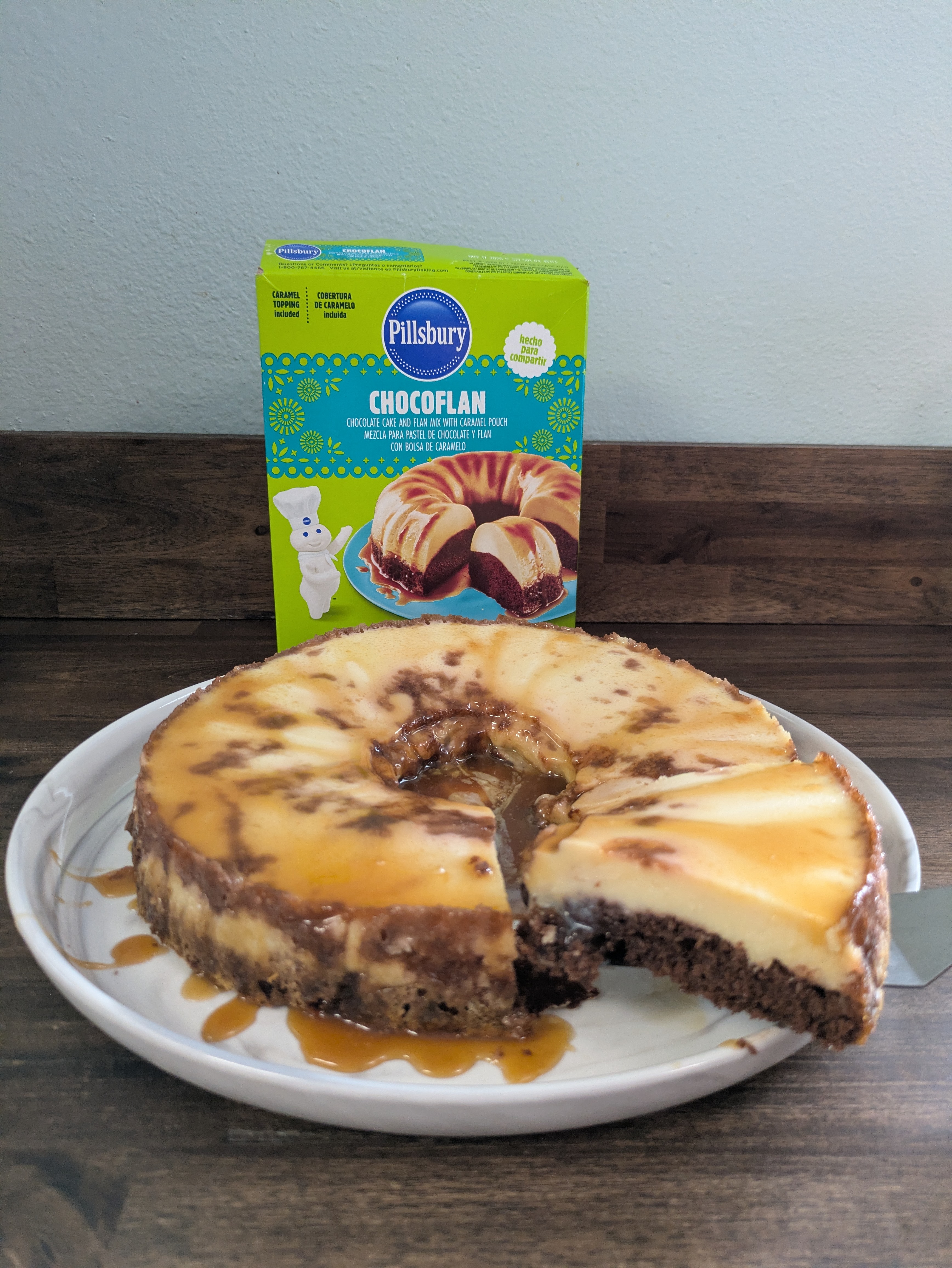 Trying out Pillsbury’s new Chocoflan box mix